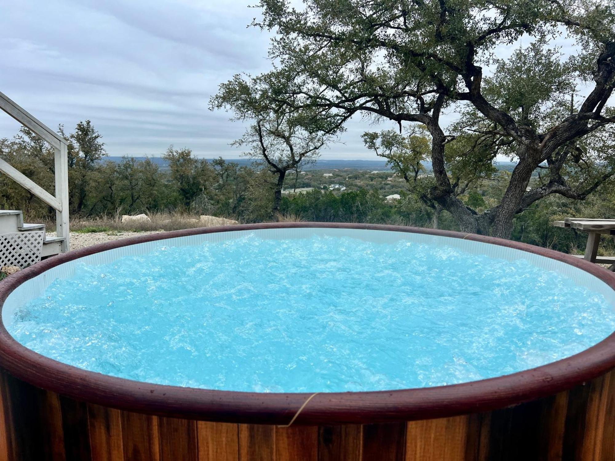 The Perch- Texas Tiny Haus With Amazing Views Villa Spring Branch Dış mekan fotoğraf